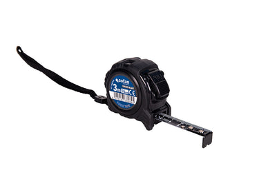 Cofan – Flexómetro Hoja Negra Doble Cara | Carcasa ABS Antichoque | Bloqueo Automático | 3, 5 y 8 m Disponibles